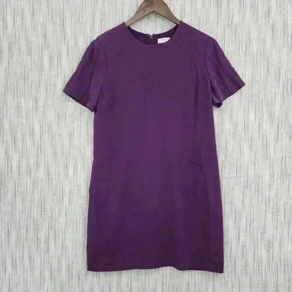 Aritzia Babaton Women's Mini Shift Dress Size 8 Short sleeve Round Neck - Picture 1 of 9